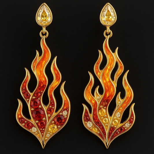 "Twin Flames" Earrings